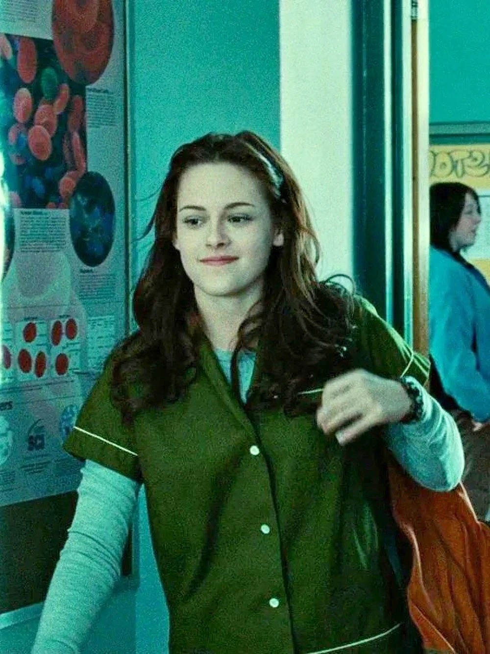 The Twilight Saga Cullen Coven Green Button Down Shirt Bella Swan Halloween